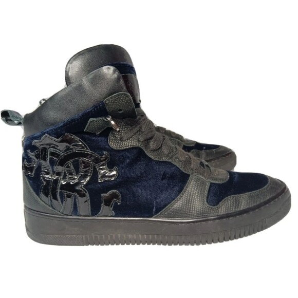 Roberto Cavalli Men\'s Sneakers 3052D AZUL Size 10.5 US Blue~Black Shoes main image 13